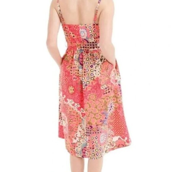 J. Crew Cotton Poplin Classic Button Front Poplin Midi Sundress 4 54207 - Picture 5 of 15